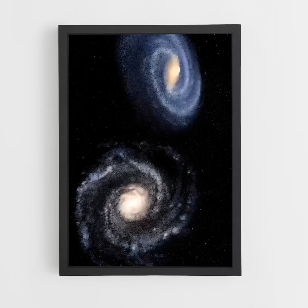 Poster La Voie Lactée et Andromède (vue 2)